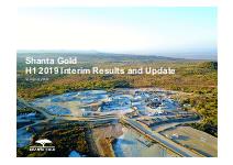 Shanta Gold Share Price Shg Ord 0 01p Shg